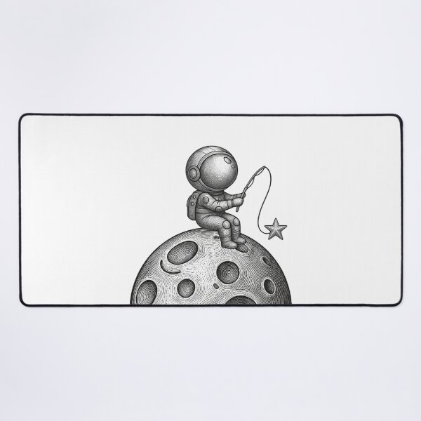 Item preview, Sci fi ( astronaut on planet capturing stars ) designed and sold by Code&PlayCo..