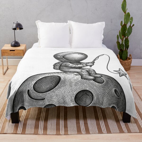 Item preview, Sci fi ( astronaut on planet capturing stars ) designed and sold by Code&PlayCo..