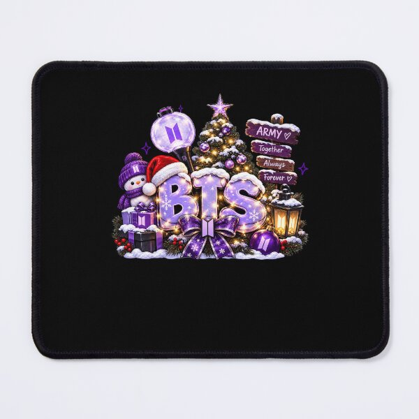 Item preview, BTS ARMY Christmas Tree Holiday Together Forever designed and sold by OddPopARt.