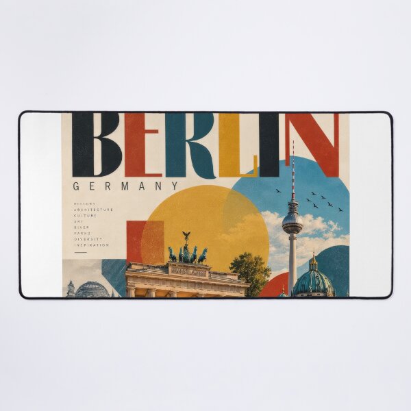 Item preview, Wall Art - Postcard - Berlin Travel Collage Poster designed and sold by ForeverPrintsOK.