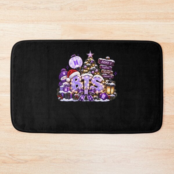 Item preview, BTS ARMY Christmas Tree Holiday Together Forever designed and sold by OddPopARt.