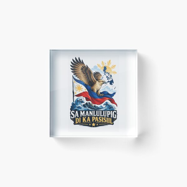 Item preview, Filipino Patriotism Sticker - Sa Manlulupig Di Ka Pasisiil designed and sold by nhk999.