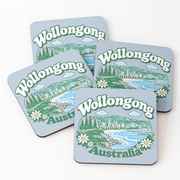 Item preview, Wollongong Australia Cute Foral City designed and sold by HowToCanadian.