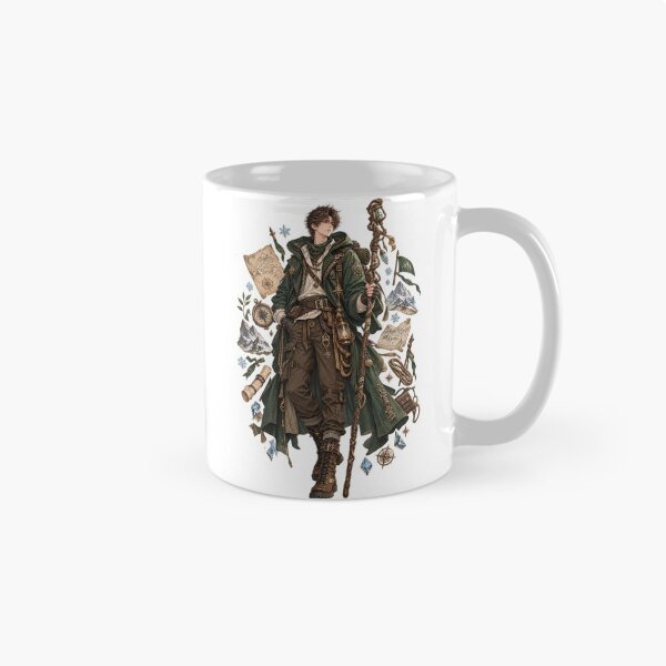 Item preview, Alpine Explorer Prince | Fantasy Adventure Sticker designed and sold by blossomfun.