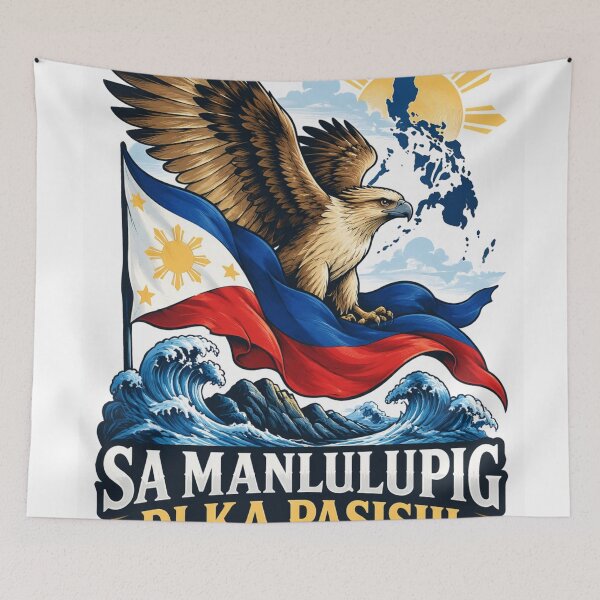 Item preview, Filipino Patriotism Sticker - Sa Manlulupig Di Ka Pasisiil designed and sold by nhk999.