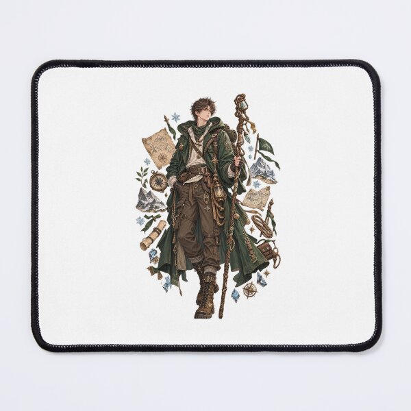 Item preview, Alpine Explorer Prince | Fantasy Adventure Sticker designed and sold by blossomfun.