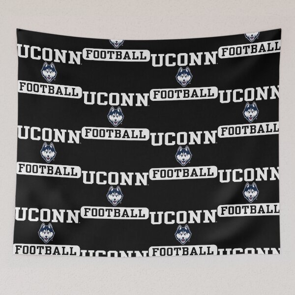 Item preview, Connecticut Huskies Football Collegiate Wolf Logo Fan designed and sold by thefirstbroo.