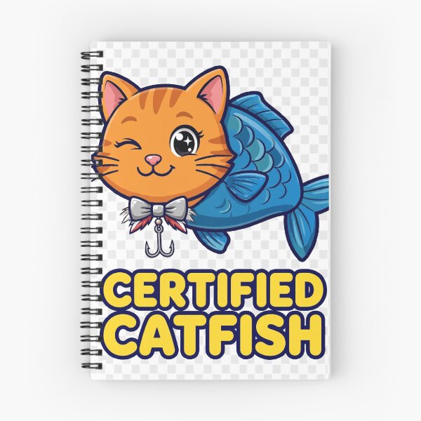 Item preview, Certified Catfish Funny Catfish Cat Meme T-Shirt designed and sold by ApparelOutpost.