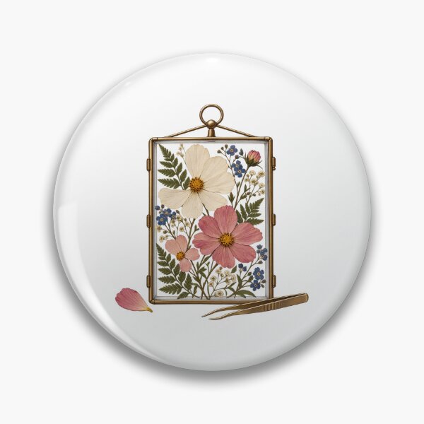 Item preview, Pressed Flower Frame Artist Botanical Art designed and sold by UrbanCanvvas.