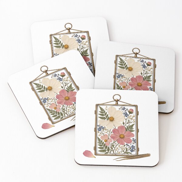 Item preview, Pressed Flower Frame Artist Botanical Art designed and sold by UrbanCanvvas.