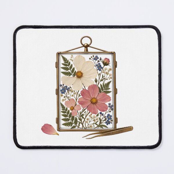 Item preview, Pressed Flower Frame Artist Botanical Art designed and sold by UrbanCanvvas.