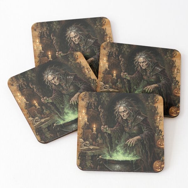 Item preview, The Orange Witch is preparing for Halloween designed and sold by Mariyana-Design.