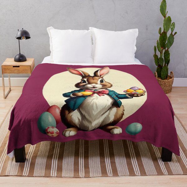 Item preview, Easter Bunny with Easter Eggs | Gift for Easter designed and sold by UnhingedBird.