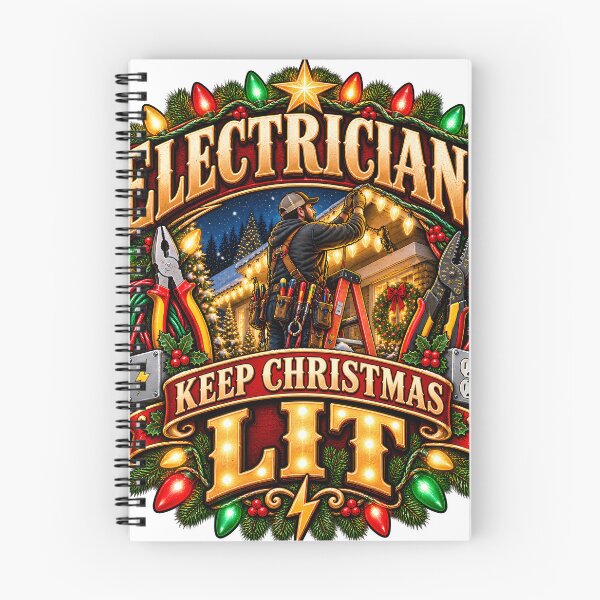 Item preview, Electricians Keep Christmas Lit Electrician Christmas designed and sold by 198tees.