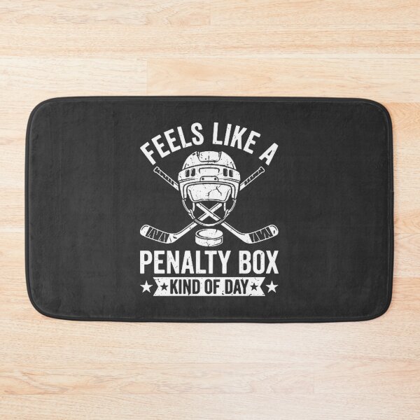 Item preview, Feels Like a Penalty Box Kind of Day Ice Hockey Fan Design designed and sold by peachpanzera.
