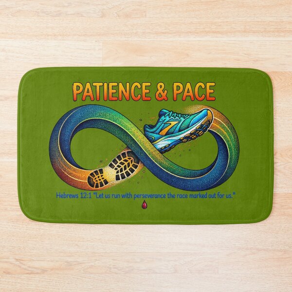 Item preview, Patience and Pace Hebrews 12:1 Running Art designed and sold by Francisbb.