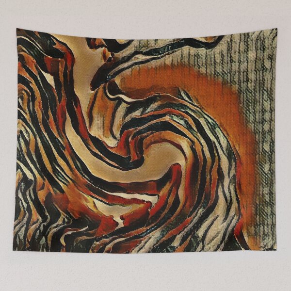 Item preview, Emberstone Currents – Abstract Earth in Motion designed and sold by Absractshop4942.