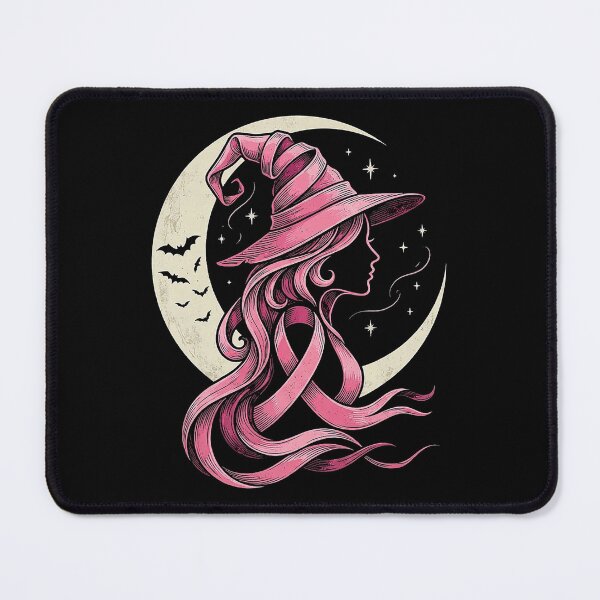 Item preview, Pink Ribbon Witch Breast Cancer Awareness Halloween designed and sold by cerima.