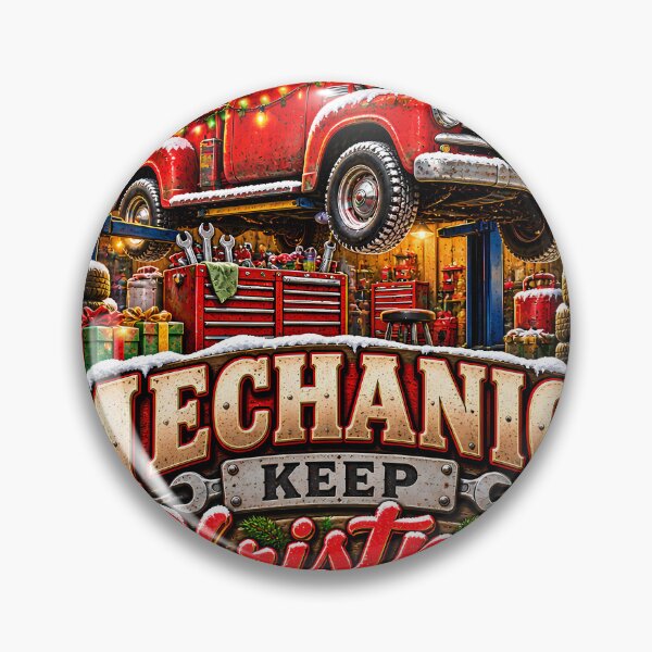 Item preview, Mechanics Keep Christmas Rolling Mechanic Christmas designed and sold by 198tees.