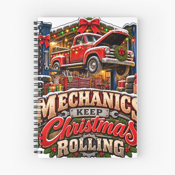 Item preview, Mechanics Keep Christmas Rolling Mechanic Christmas designed and sold by 198tees.