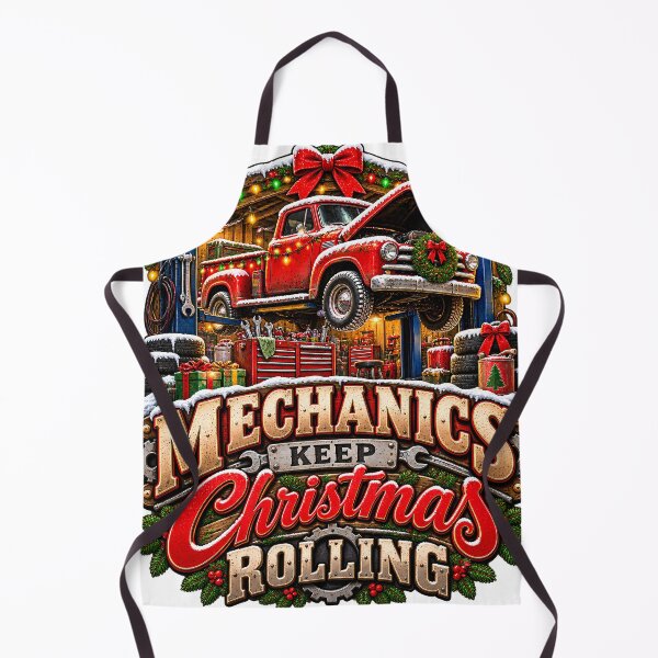 Item preview, Mechanics Keep Christmas Rolling Mechanic Christmas designed and sold by 198tees.