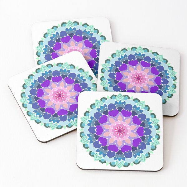 Item preview, Midnight Bloom Lineless Geometric Mandala designed and sold by FioreDiCiliegio.