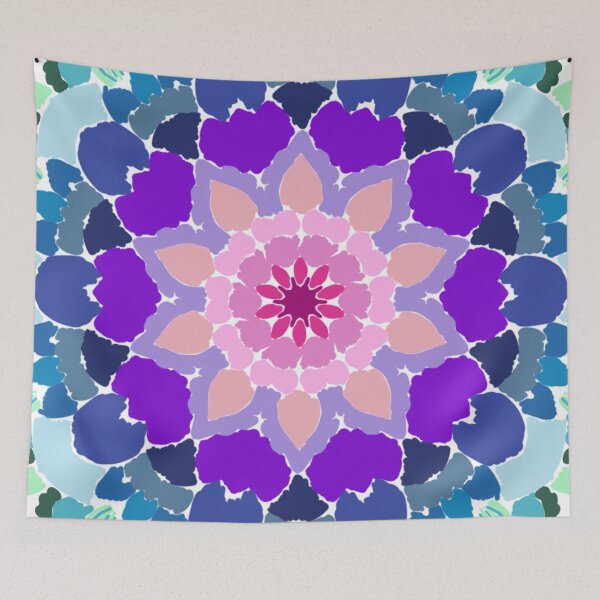 Item preview, Midnight Bloom Lineless Geometric Mandala designed and sold by FioreDiCiliegio.