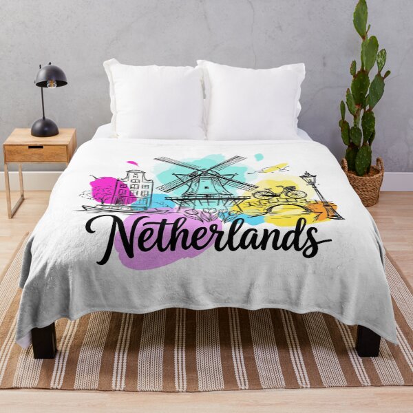 Item preview, Netherlands Travel Art - Dutch Windmill designed and sold by EdwinkOne.