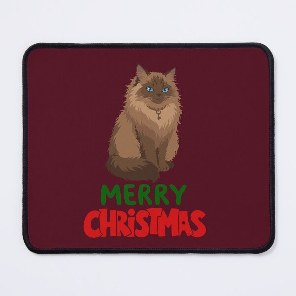 Item preview, Cute Ragdoll Cat Merry Christmas Holiday Art designed and sold by stormk10.