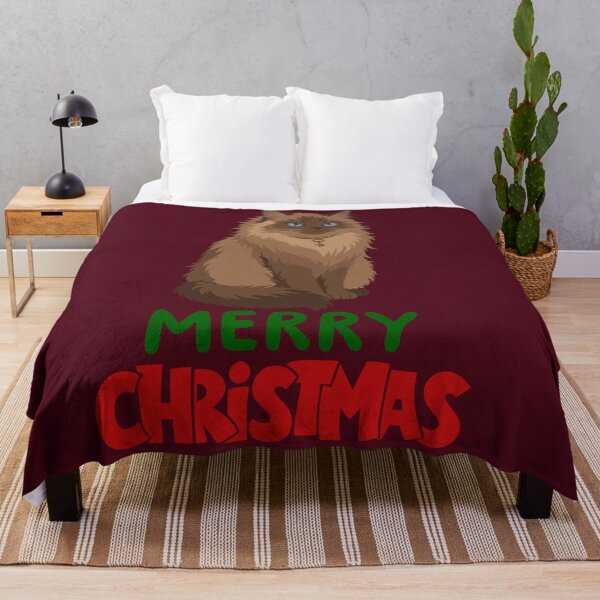 Item preview, Cute Ragdoll Cat Merry Christmas Holiday Art designed and sold by stormk10.