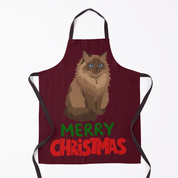 Item preview, Cute Ragdoll Cat Merry Christmas Holiday Art designed and sold by stormk10.