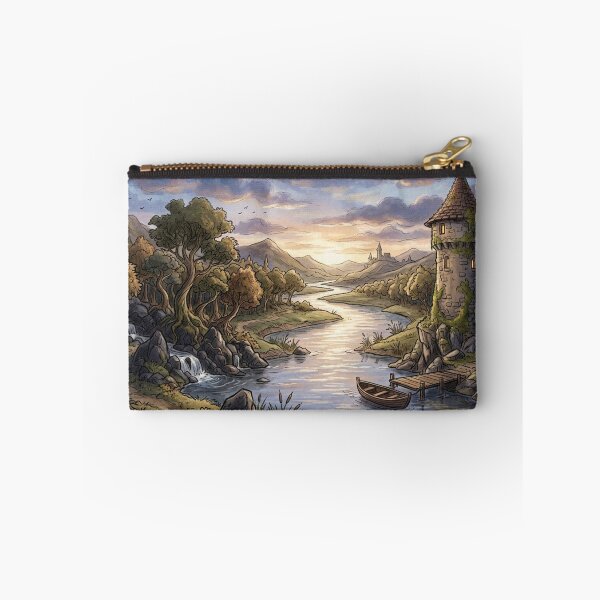 Item preview, Enchanted Tower By the River designed and sold by Sigtrix.