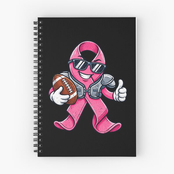 Item preview, Pink Ribbon Football Breast Cancer Awareness Champion Mascot designed and sold by OddPopARt.