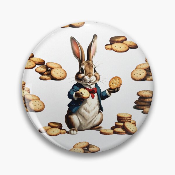 Artikelvorschau, Osterhase mit Keksen Muster | Geschenk zu Ostern entworfen und verkauft von UnhingedBird.