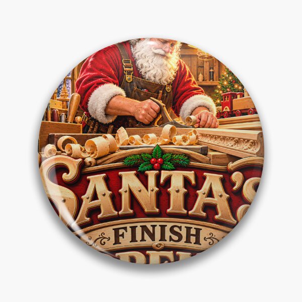 Item preview, Santas Finish Carpenter Woodworker Christmas designed and sold by 198tees.