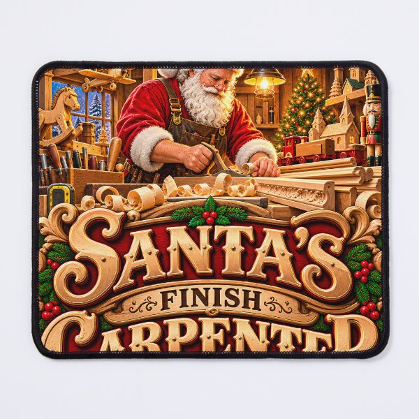 Item preview, Santas Finish Carpenter Woodworker Christmas designed and sold by 198tees.