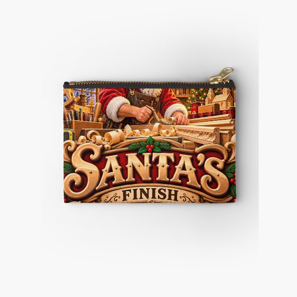 Item preview, Santas Finish Carpenter Woodworker Christmas designed and sold by 198tees.