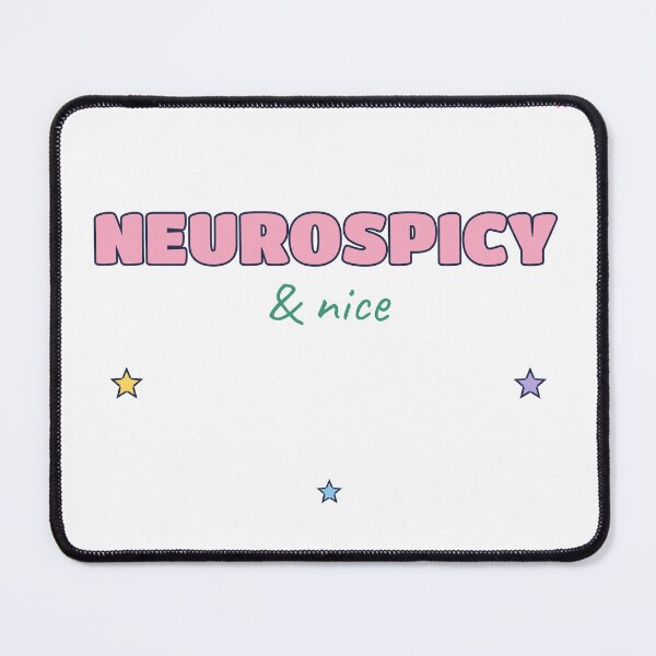 Item preview, Neurospicy and Nice Funny ADHD Sticker designed and sold by Undersung37.