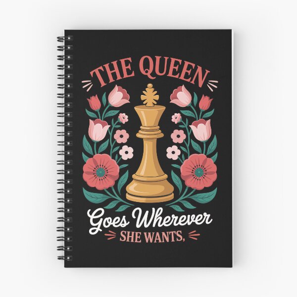 Item preview, The Queen Goes Wherever She Wants – Floral Chess Queen Art designed and sold by jkrphoto.