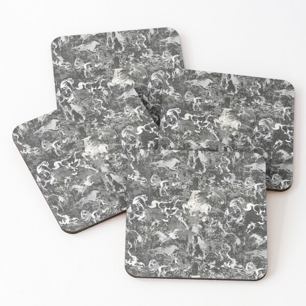 Item preview, Wild Mustangs in the Mist designed and sold by adbrotherstudio.