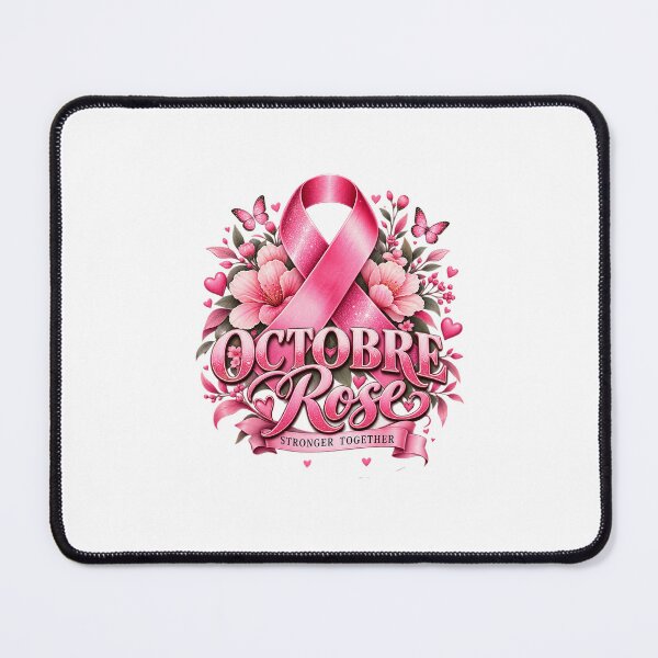 Item preview, Pink October + breast cancer + awareness + pink ribbon + support. designed and sold by Magounette.