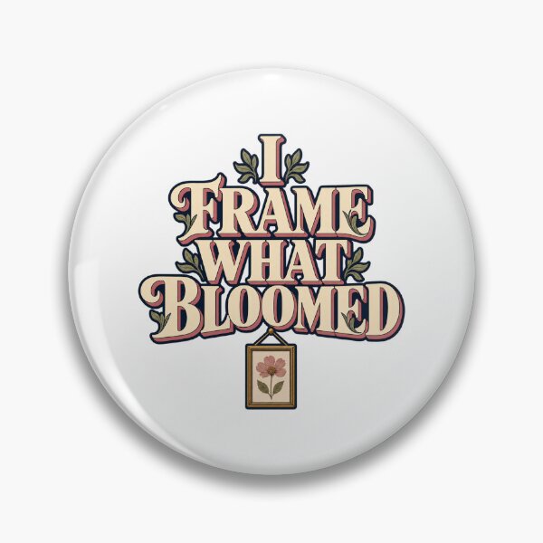 Item preview, I Frame What Bloomed Pressed Flower Artist designed and sold by UrbanCanvvas.