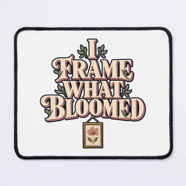 Item preview, I Frame What Bloomed Pressed Flower Artist designed and sold by UrbanCanvvas.