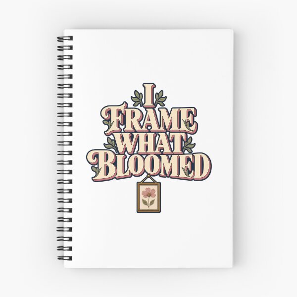 Item preview, I Frame What Bloomed Pressed Flower Artist designed and sold by UrbanCanvvas.