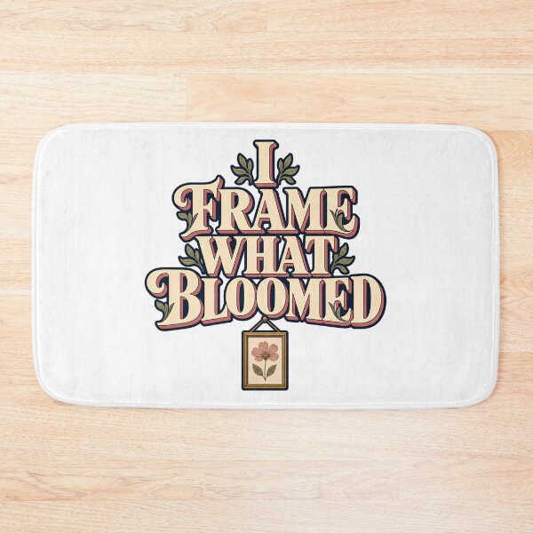 Item preview, I Frame What Bloomed Pressed Flower Artist designed and sold by UrbanCanvvas.