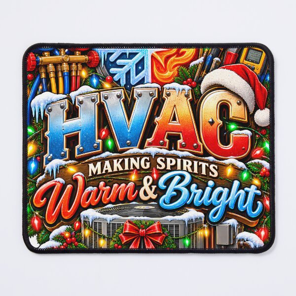 Item preview, HVAC Making Spirits Warm And Bright HVAC Christmas designed and sold by 198tees.