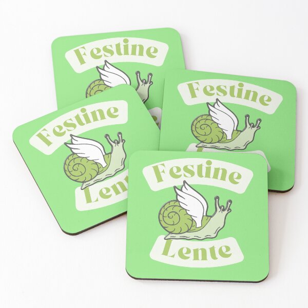Item preview, Festina Lente Winged Snail Latin Motto designed and sold by DanniJordan.