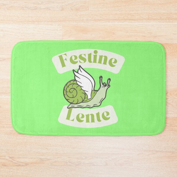 Item preview, Festina Lente Winged Snail Latin Motto designed and sold by DanniJordan.