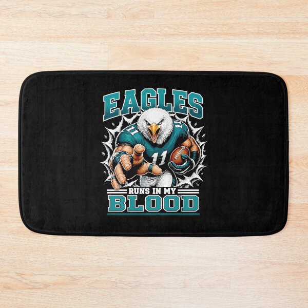 Item preview, Eagles Runs In My Blood Football Fan designed and sold by Glow-Paw-Studio.