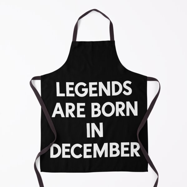 Item preview, Legends Are Born in December – Bold Minimalist Typography designed and sold by Fun In The Sun .